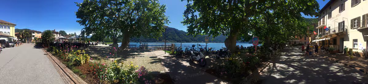Promenade au bord du lac de Lugano